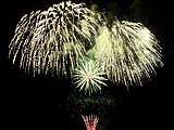 Feuerwerk zum Stadtfest in 07580 Ronneburg Bild Nr. 1
